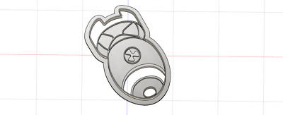 3D Printed Cookie Cutter Inspired by Fallout Nuke