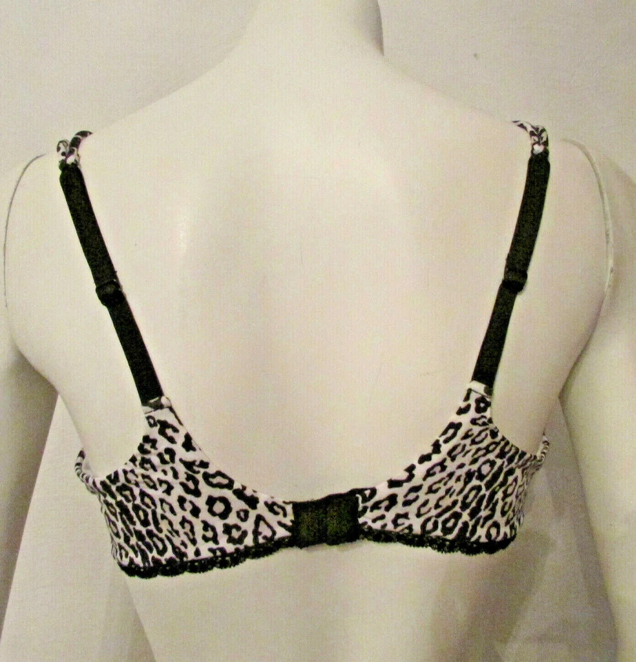 Sujetador Balconette Cosabella Italia Estampado Animal Encaje Forrado en Espuma con Aros 36C Foto 3 de 4