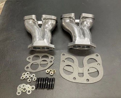 AirCooled IDF Dual Carburetor Intake Manifolds With Hardware  Prt# AC129369