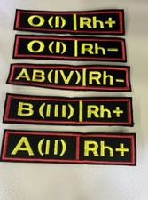 Russian Army Military Flag Patch Statutory VKPO VKBO EMR blood group