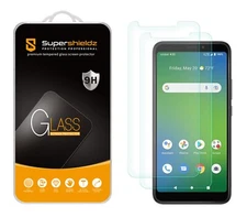 [2-Pack] Supershieldz Tempered Glass Screen Protector for Cricket Vision Plus
