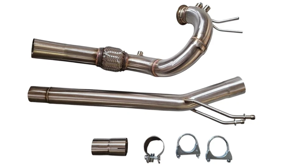DEFAP DOWNPIPE 76MM VW GOLF 6 VI SCIROCCO TOURAN AUDI A3 8P SEAT LEON 1P TDI - Imagen 2 de 2