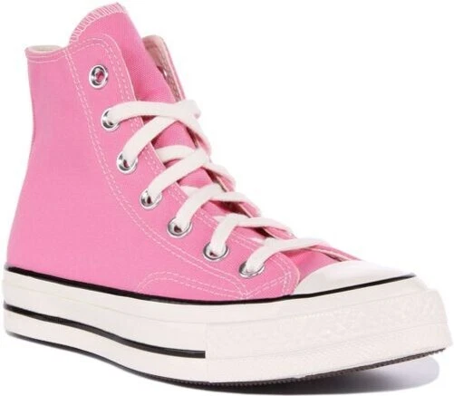 Pink hotsell lace converse