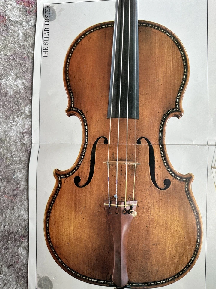 Stradivarius violin Poster The Strad Hellier strad 1679 Used Art Instrument Rare - Image 2 of 4