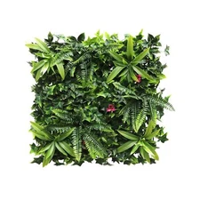 6 Pcs Artificial Boxwood Panel 20"x20" 3D Topiary Hedge Greenery Wall Privacy...