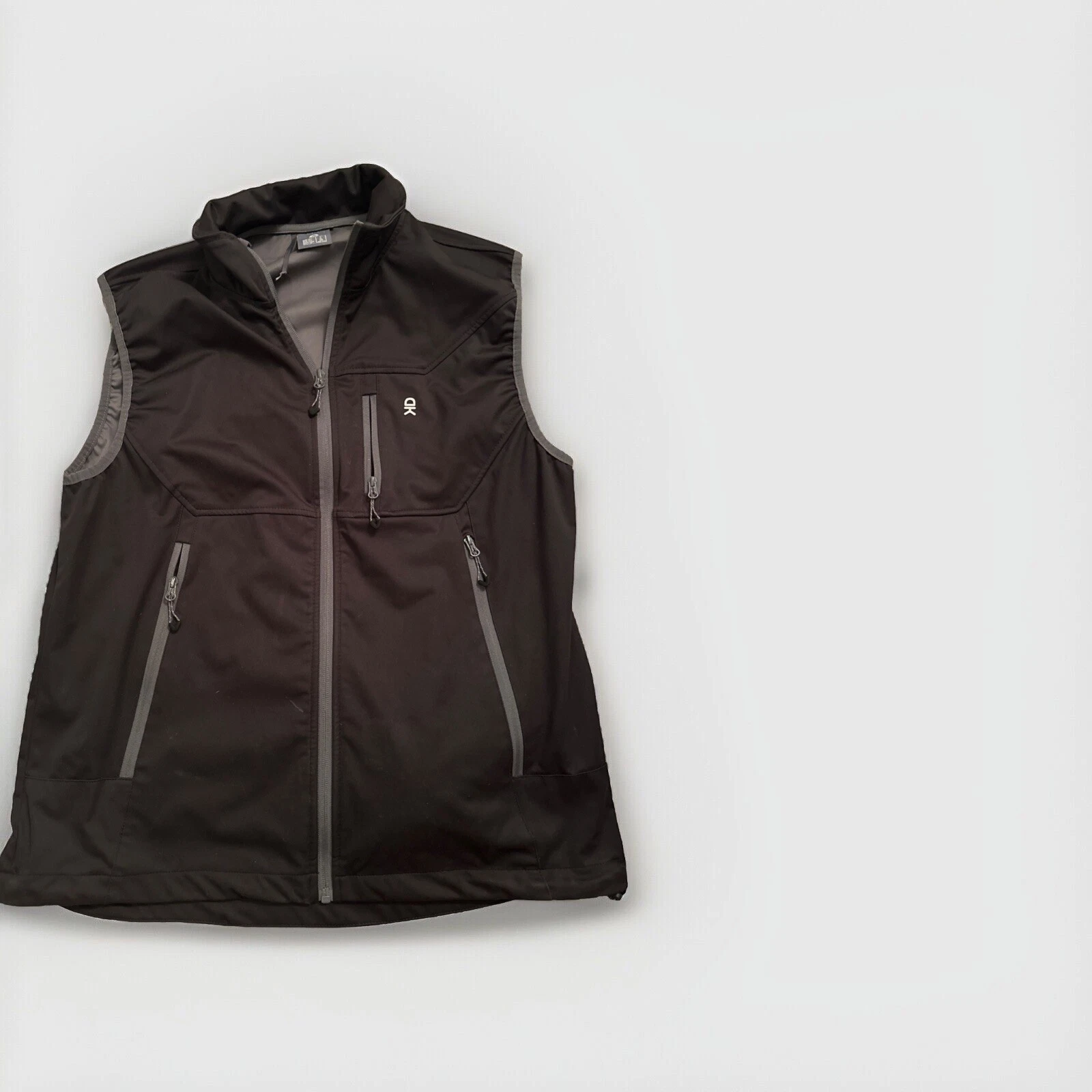 Little Donkey Andy Men's Softshell Vest Windproof, Sleeveless Large