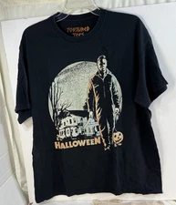 NEW Michael Myers T-Shirt Horror Movie Halloween Tortured Tees Creepy Co Large