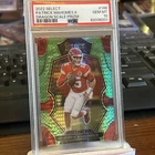 2022 Panini Select Patrick Mahomes II Dragon Scale Prizm Premier #/89 PSA 10
