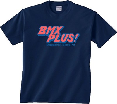 BMX Plus Magazine Tribute T-Shirt Mongoose Skyway Hutch Redline Retro Oldschool