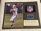 Peyton Manning Autographed signed 5x7 Photo In a 8x10 Matt with COA. HOF