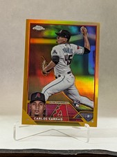 2023 Topps Chrome Carlos Vargas ROOKIE Gold Refractor #/50