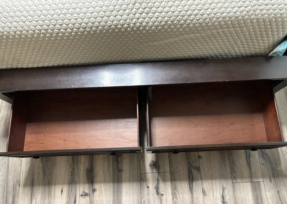 Porter Queen Sleigh Storage Bed In Rustic Brown (mattress Optional) - Image 3 of 4