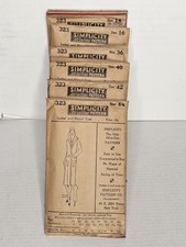 Vintage Antique Simplicity Pattern 323 1920s Coat NOS Unused SZ 14 16 36 40 42