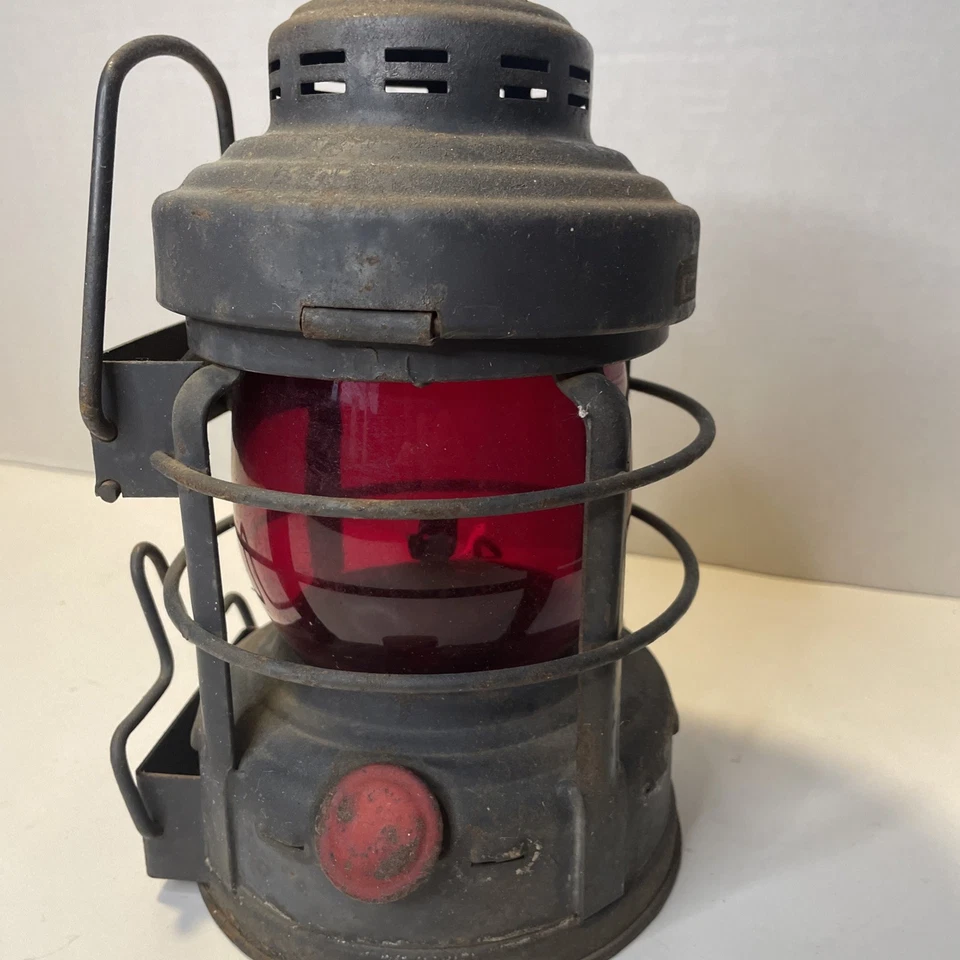 Linterna de montaje lateral Luck-E-Lite No.25 Red Globe No.10-R Foto 2 de 4