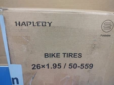 Hapleby 2PCS Premium Folding Bike Tires 26x1.95 Inch (50-559mm), Replacement 