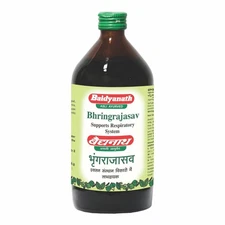 Baidyanath Bhringrajasava  Syrup Made with Natural Ayurvedic 450 ml v120 T742