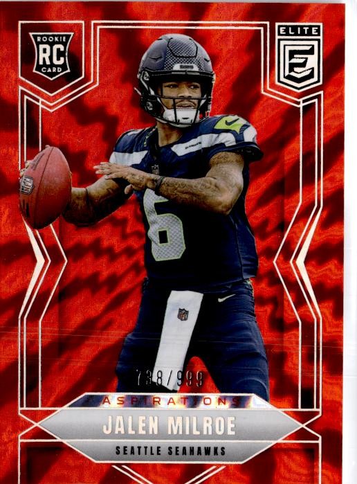 2025 Donruss Elite #131 Jalen Milroe Status Explosion #/999
