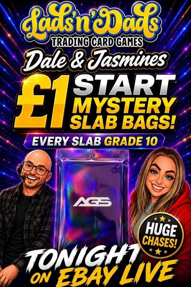 DALE & JASMINES ENGLISH GRADE 10 MYSTERY SLAB STREAM! HUGE CHASE SLABS!