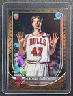 2025 Bowman Basketball Reptilian Orange Refractor Lachlan Olbrich #BCV-51