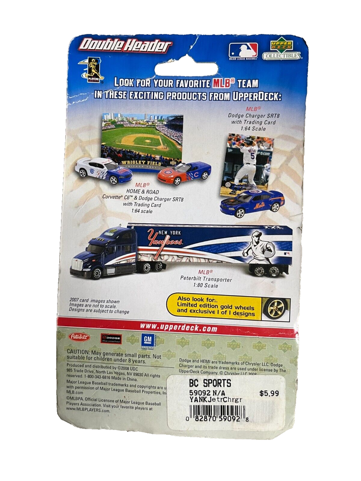 derek-jeter-mlb-double-header-car-upper-deck-car-toy-ebay