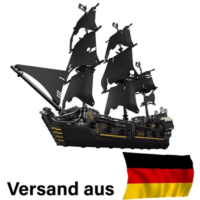 MOULD KING 13111 BP BLACK PEARL PIRATENSCHIFF SCHIFF SEGEL BOOT 2868 TEILE OVP