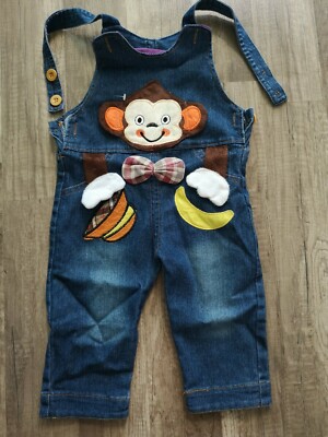 Kidscool baby boy cotton overall Pant Blue size M, XL