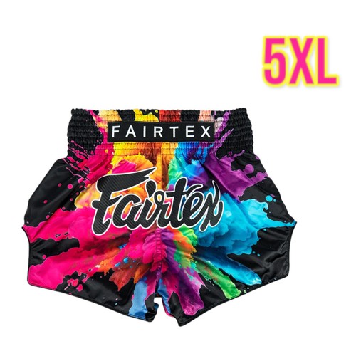 Fairtex Funky Soul Shorts Muay Thai Kick Boxing MMA Black BS1940 XS to 5XL - Picture 16 of 16