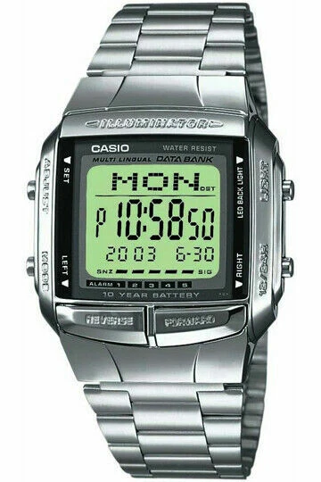 Orologi da polso Casio Databank resistente all' acqua