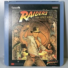 Paramount CED Raiders Of The Lost Ark Harrison Ford 1981 VideoDisc retro media
