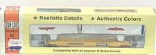 Con Cor N-Scale 001-603101 Twin Stack Container Car Trailer Train 427023 NIB