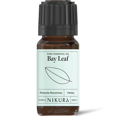 Nikura | Bay Leaf Essential Oil 100% Pure - 10ml, 20ml, 30ml, 50ml, 100ml, 200ml