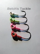 5 saltwater freshwater jig heads manic mullet head swim bait jigs  gulp jig head