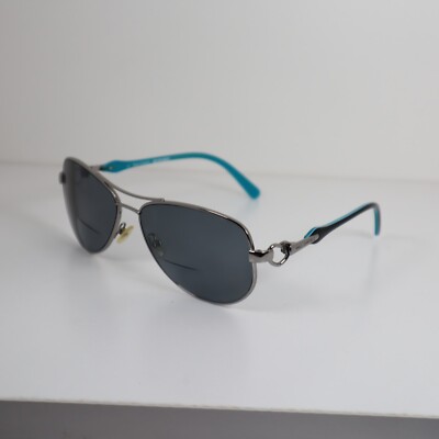 Juicy Couture DECO/S 06LB TQ Silver/Blue Sunglasses Aviator  display picture 1