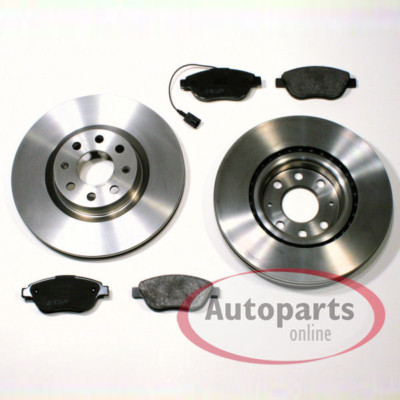 Bremsscheiben Bremsen Bremsbeläge vorne für Fiat Stilo [192]
