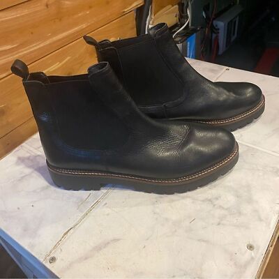 CASLON Miller Water Resistant Chelsea Boot Black Size 13M | eBay display picture 2