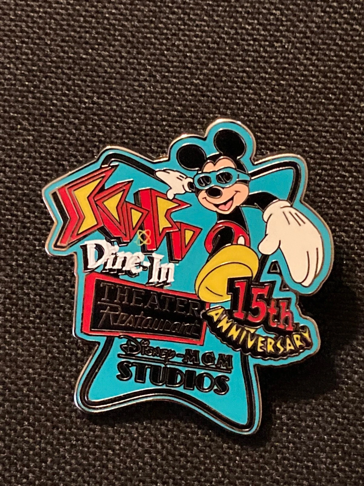 DISNEY WDW SCI-FI DINE-IN THEATER 15TH ANNIVERSARY MICKEY MOUSE PIN LE 1500