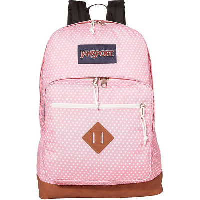 JanSport City View Backpack - Prism Pink Icons | eBay