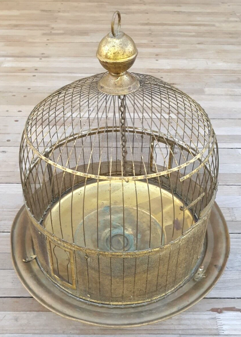 【アンティーク】HENDRYX　アメリカ製　 真鍮製ドーム型鳥かご Hendryx Bird Cage for sale | eBay