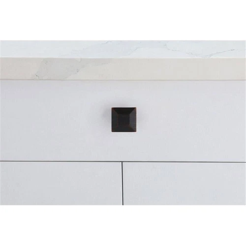 Elegant Decor Cecil 1.3" Square Zinc Alloy Knob Multipack in Bronze (Set of 10) - Picture 5 of 6