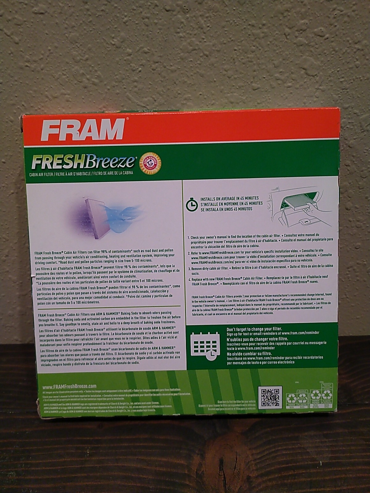 Fram Cabin Air Filter CF11182 Fits 2010 2020 2021 Honda Insight 2016