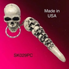 Made in USA Skull Pool Billiards Cue Pocket Chalker Holder Chalk Stick 29PC