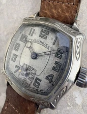 Iconic Illinois “Jolly Roger” WGF Running Watch 17 Jewels Model 178