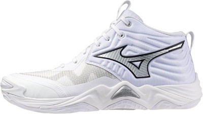 MIZUNO Volleyball Shoes WAVE MOMENTUM ELITE MID V1GA2517 51 White x Silver
