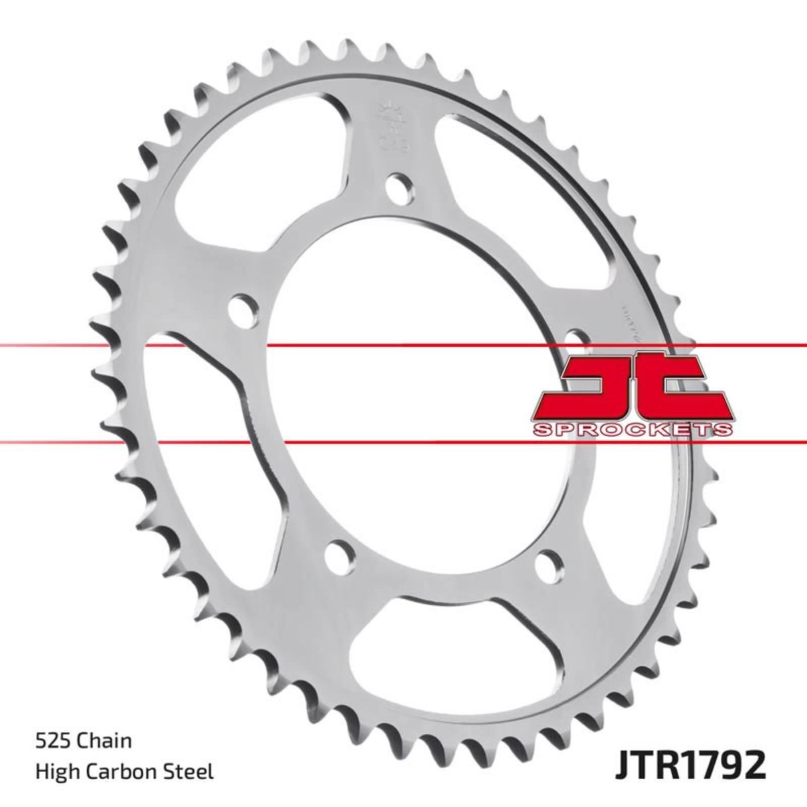 JT 1792-42 High Steel Rear Sprocket for Suzuki DL 1000 V-Strom 02-12