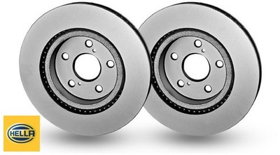 2x Bremsscheibe HELLA 8DD355135-241 2 Bremsscheiben für Toyota für Lexus