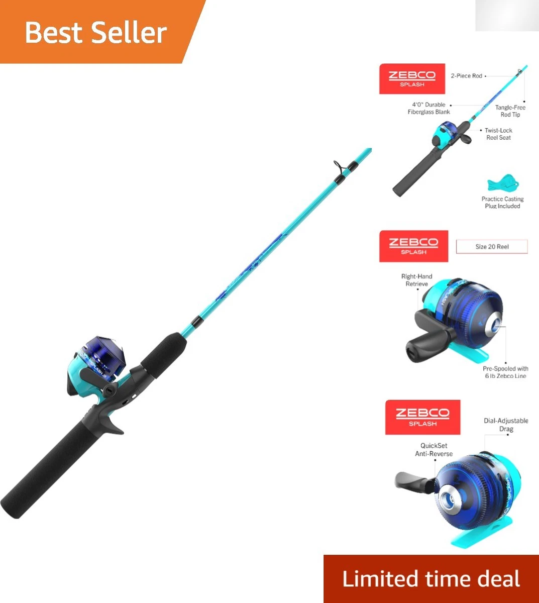 4 ft Item Fishing Rod & Reel Combos for sale | eBay 4 ft Item Fishing Rod & Reel Combos for sale | eBay