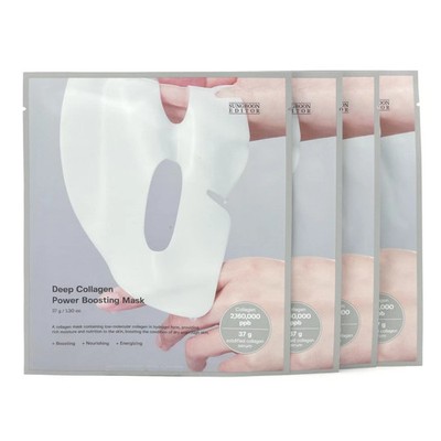 4~SUNGBOON EDITOR Deep Collagen Power Boosting Mask 37g Energizing K-Beauty 4/28