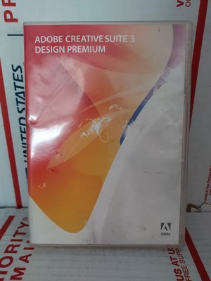 Adobe Creative Suite 3 DESIGN PREMIUM For Mac Good Used No Key Codes - #162f