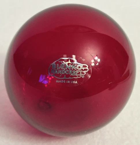 Blenko Float Ball Red Blenko Glass float ball