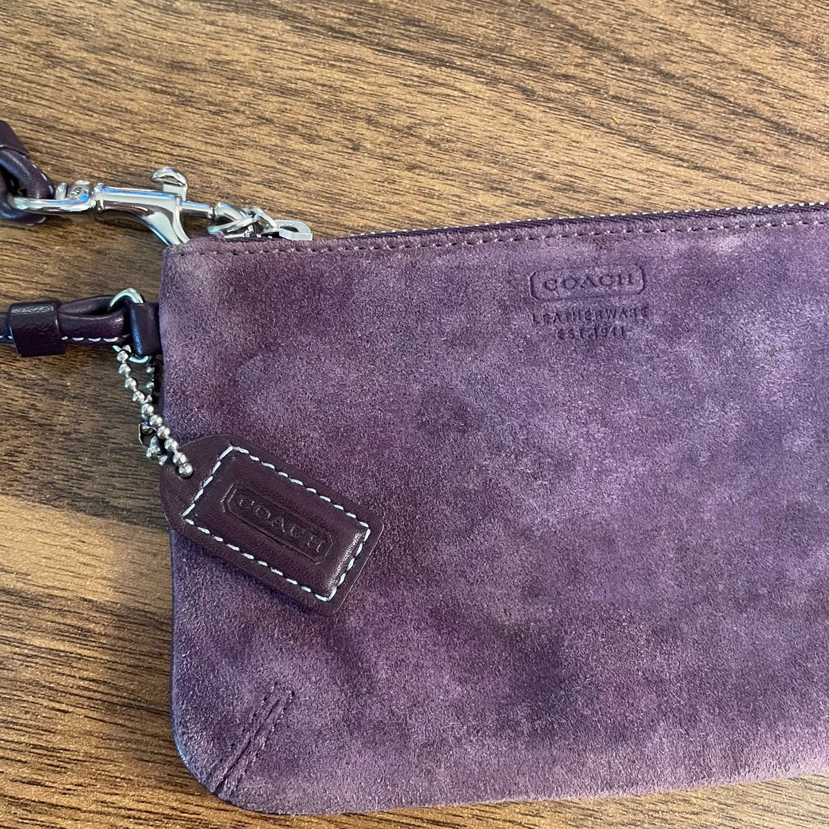 Coach Women's Suede Wristlet for sale | eBay